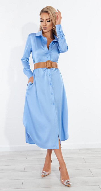 Шовкове плаття сорочка (46) Київ - фото 1