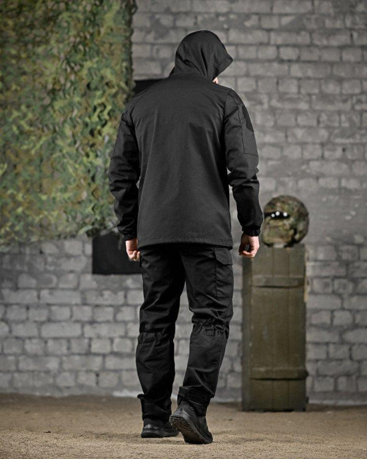 Летний тактический костюм 7.62 черный ДЛ6503 Одеса - фото 11