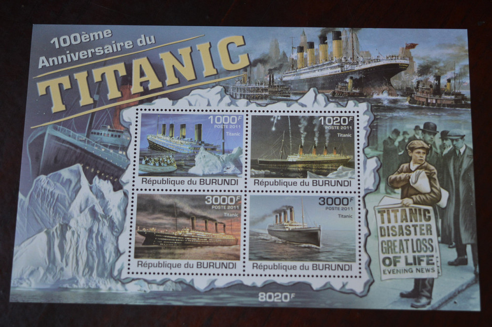 Бурунди. Марки. История и Личности . Блок. 2011 год (А-37) Полтава - изображение 1