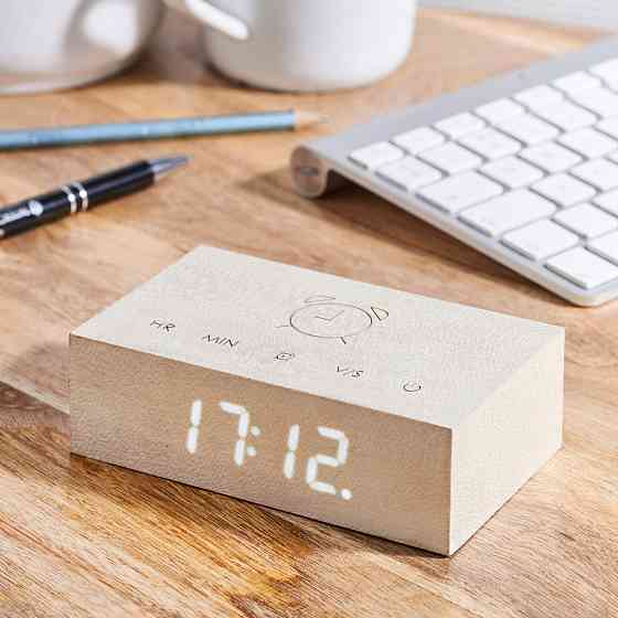 Смарт-будильник "FLIP", білий клен Рівне