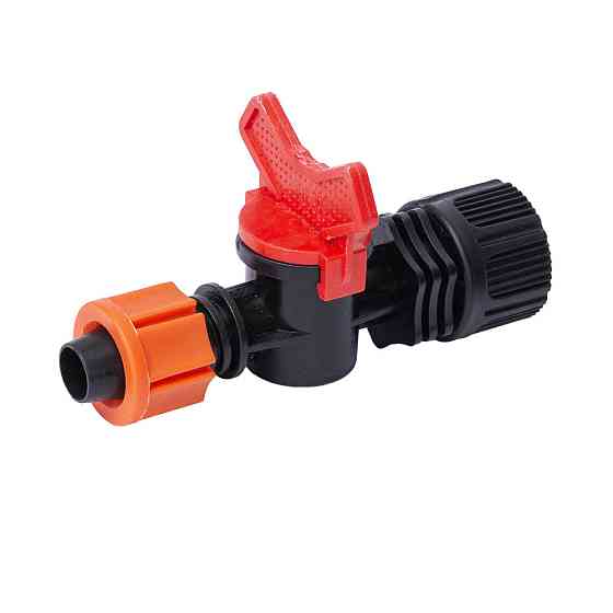 Кран для крапельної стрічки Ø16 мм в/р 3/4" FLORA (5079634) Київ