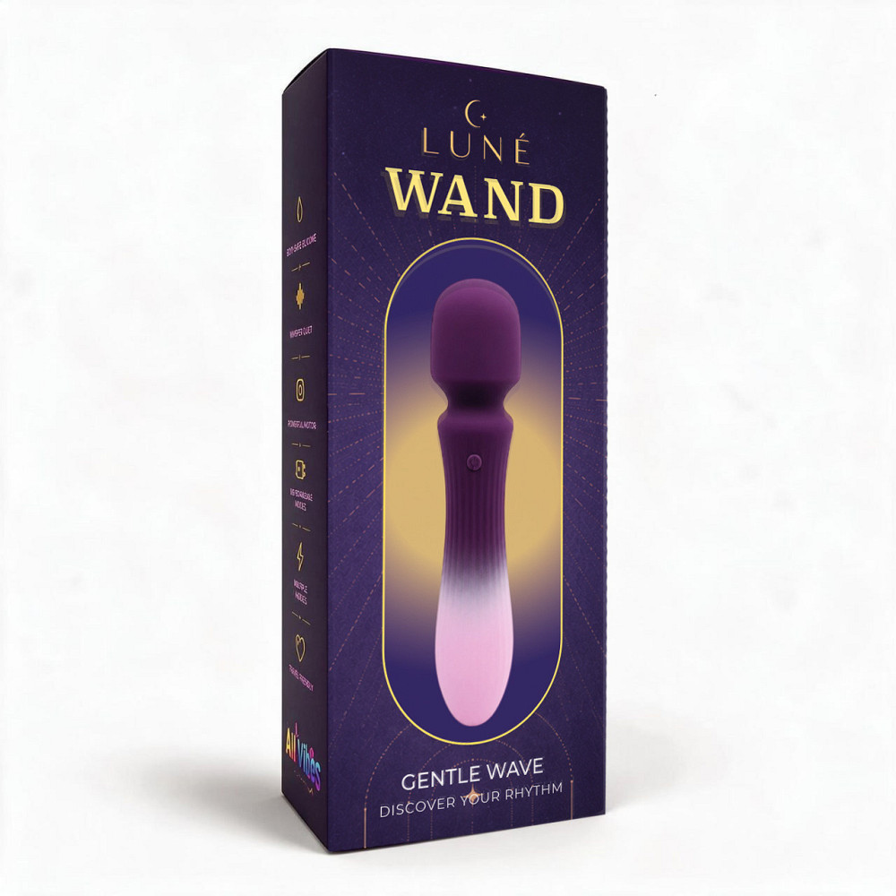 Гибкий мини-микрофон LUNE WAND, 10 режимов вибрации, 15 × 3,5 см Sex Aura Киев - изображение 3