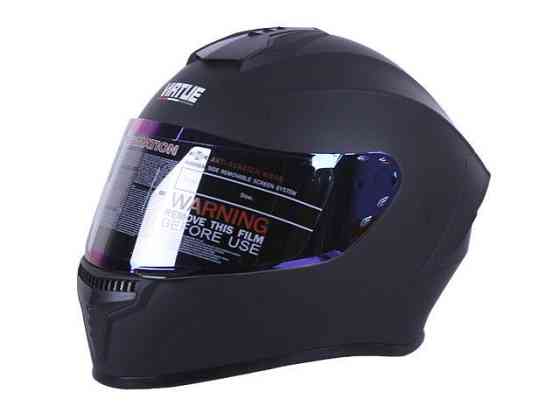 Шолом мотоциклетний інтеграл MD-813 (чорний матовий, скло хамелеон, size L) Мукачево