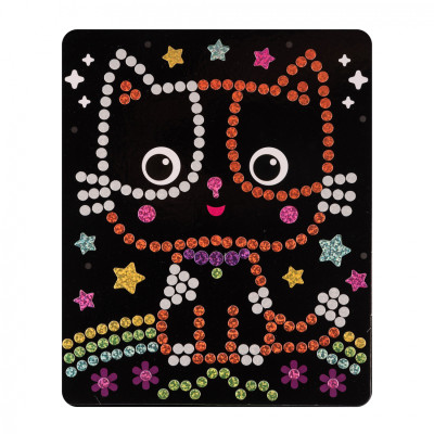 Набор для творчества 1 вересня Котенок Аппликация с 3D голографическими стикерами (954569) Винница - изображение 3