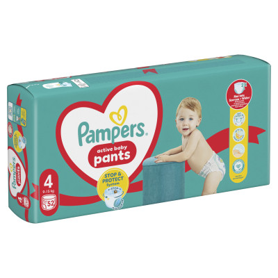 Підгузки Pampers трусики Maxi Pants Розмір 4 (9-15 кг) 52 шт (8006540069264) Вінниця - фото 2