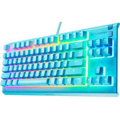 Клавиатура SteelSeries Apex 3 TKL USB UA Aqua (64933) Винница
