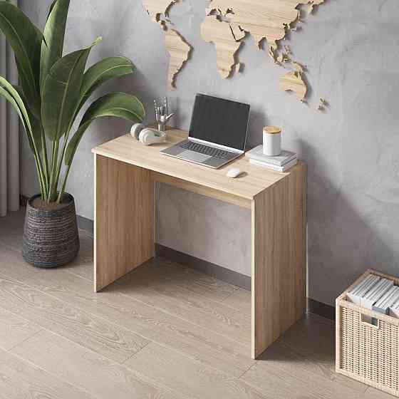Стол письменный VAYS M-21 Дуб Сонома, компьютерный стол-парта для ноутбука, ЛДСП, 100×50×76 см - для дома, офиса, учеба Львов