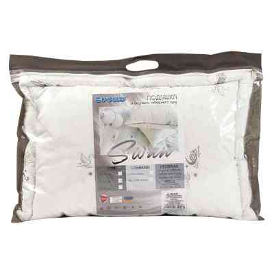 Подушка Руно зі штучного лебединого пуху Silver Swan з рамочкою (309_Silver Swan) Вінниця