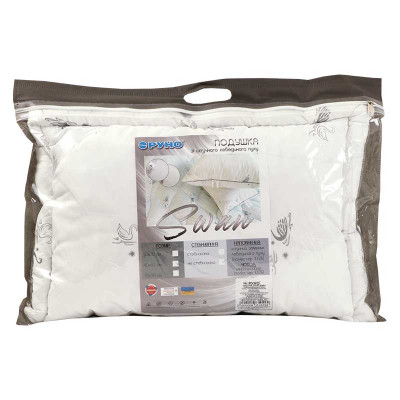 Подушка Руно зі штучного лебединого пуху Silver Swan з рамочкою (309_Silver Swan) Вінниця - фото 5