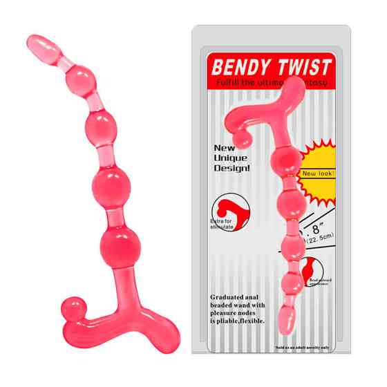 Анальная цепочка BAILE- BENDY TWIST Sex Aura Киев