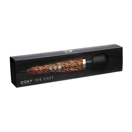Вібромасажер DOXY Die Cast TIGER, дуже потужний, живлення 220В, металевий корпус Sex Aura Київ