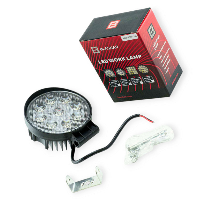 Фара LED кругла 110х45 (Дм Ш) 27W додаткова Мукачево - фото 1