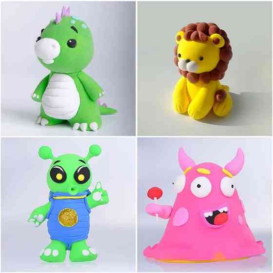 Воздушный пластилин поделки 24 шт, Легкий воздушный пластилин Детский наборы для лепки CY-93 Киев