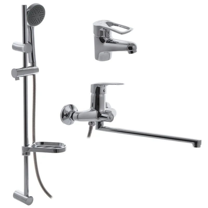 Комплект смесителей для ванной Cron Hansberg SET-3 (CR0844) Киев - изображение 1