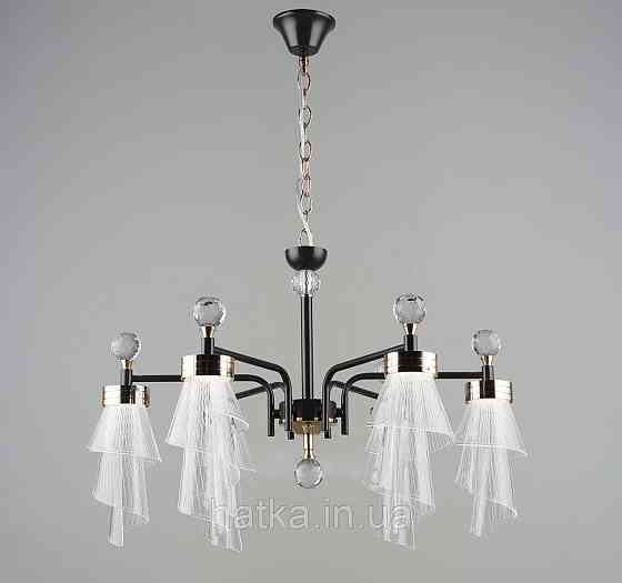 Люстра підвісна класична Sirius B NH6172/6 COFFEE+FGD 72W Київ