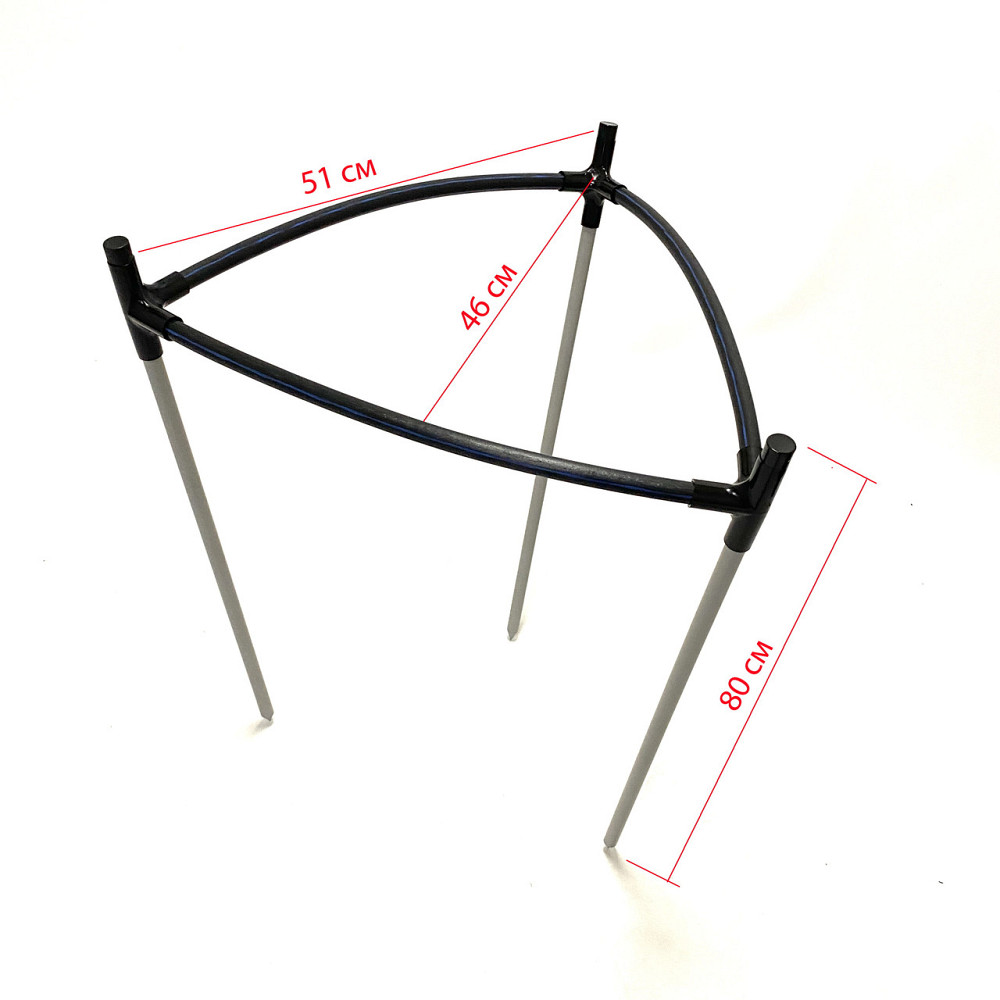 Кільцева опора для півонії, гортензій, троянд Pivonia 2. Кущотримач H800хD500 для рослин та квітів. Борисполь - изображение 3