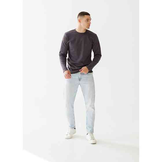 Чоловічий лонгслів зі 100% бавовни, інтерлок | Наталюкс 94-1342 Київ