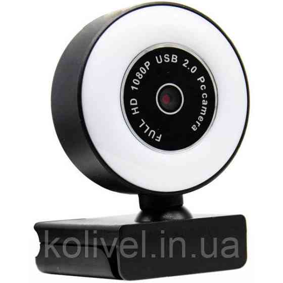 Веб-камера OKey WB230 FHD 1080P, LED підсвітка, USB (WB230) Київ