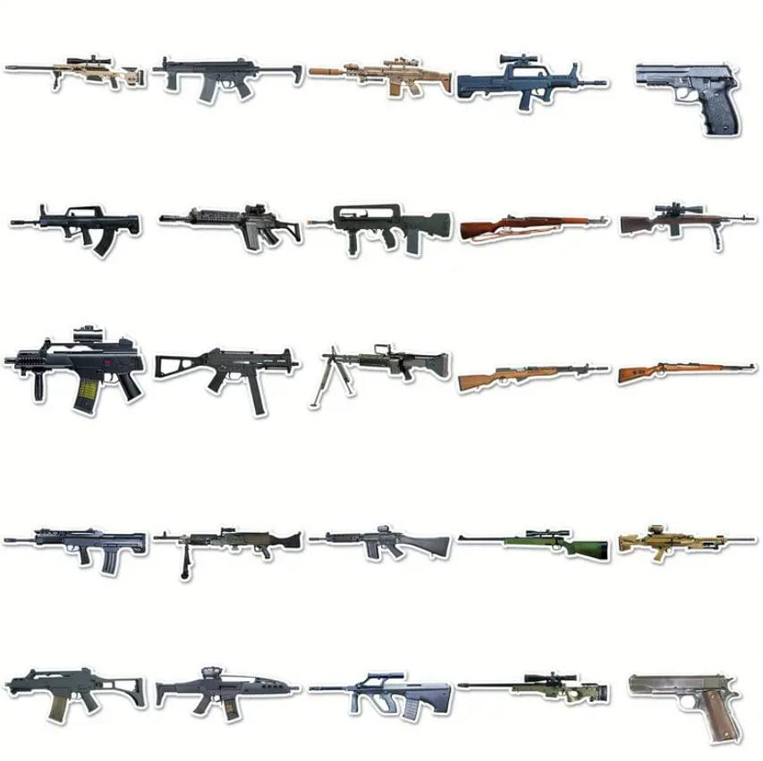 Наклейки,Стикеры оружие.Водонепроницаемые виниловые наклейки, стикерпак, наклейки военная тематика,  Киев - изображение 2