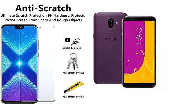 Захисне скло NeoGlass для Samsung Galaxy J8 2018 SM-J810 – надпрозоре та стійке Київ