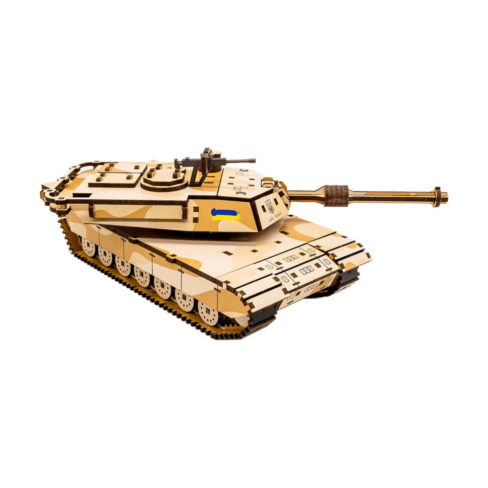 Дерев'яний 3D конструктор "Абрамс" Puz-26917, 187 деталей Вінниця - фото 4