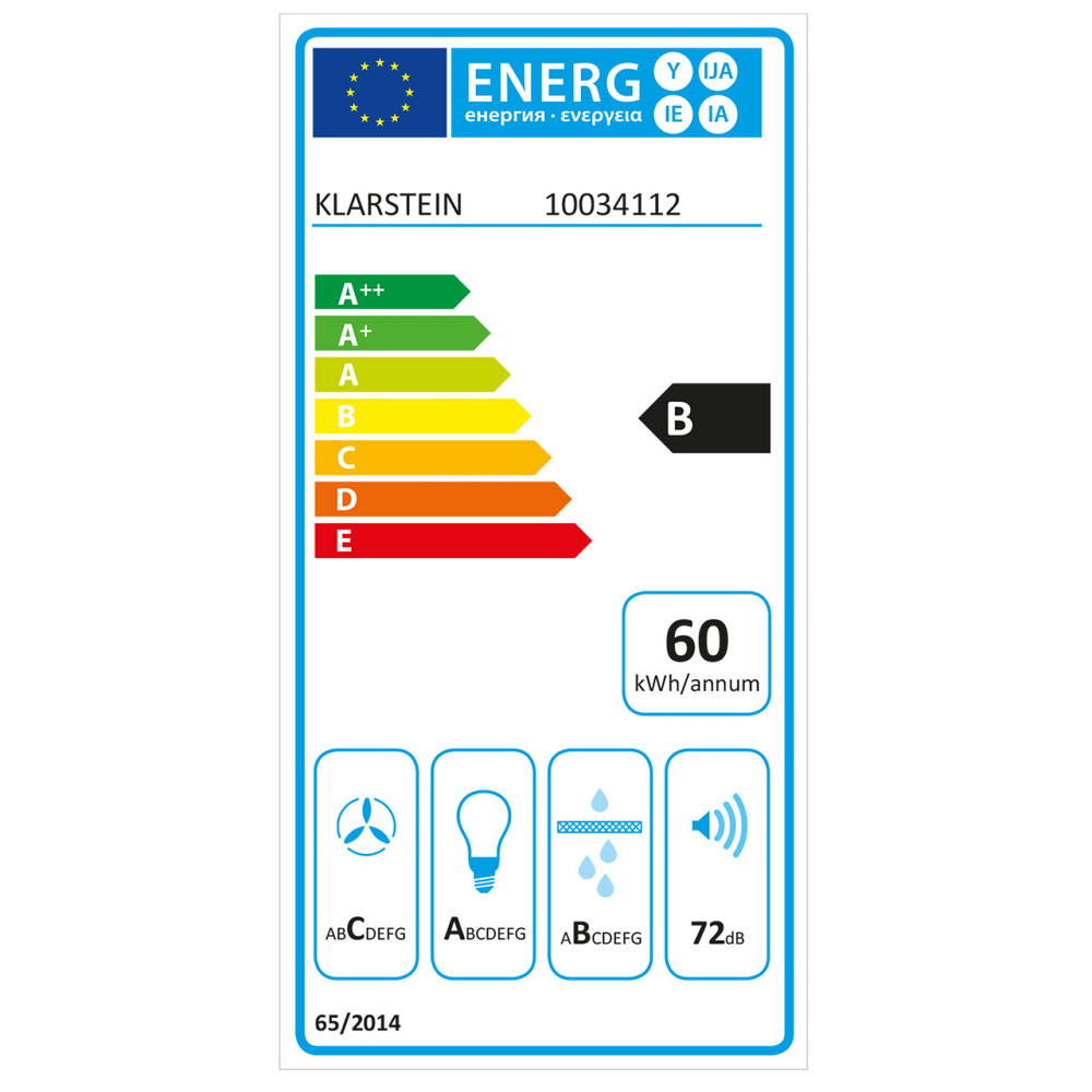 Вытяжка Gloria работа на вытяжке 60 см 580 м³/ч Стеклянный экран RGB LED нержавеющая сталь серебристый/черный Ровно - изображение 10