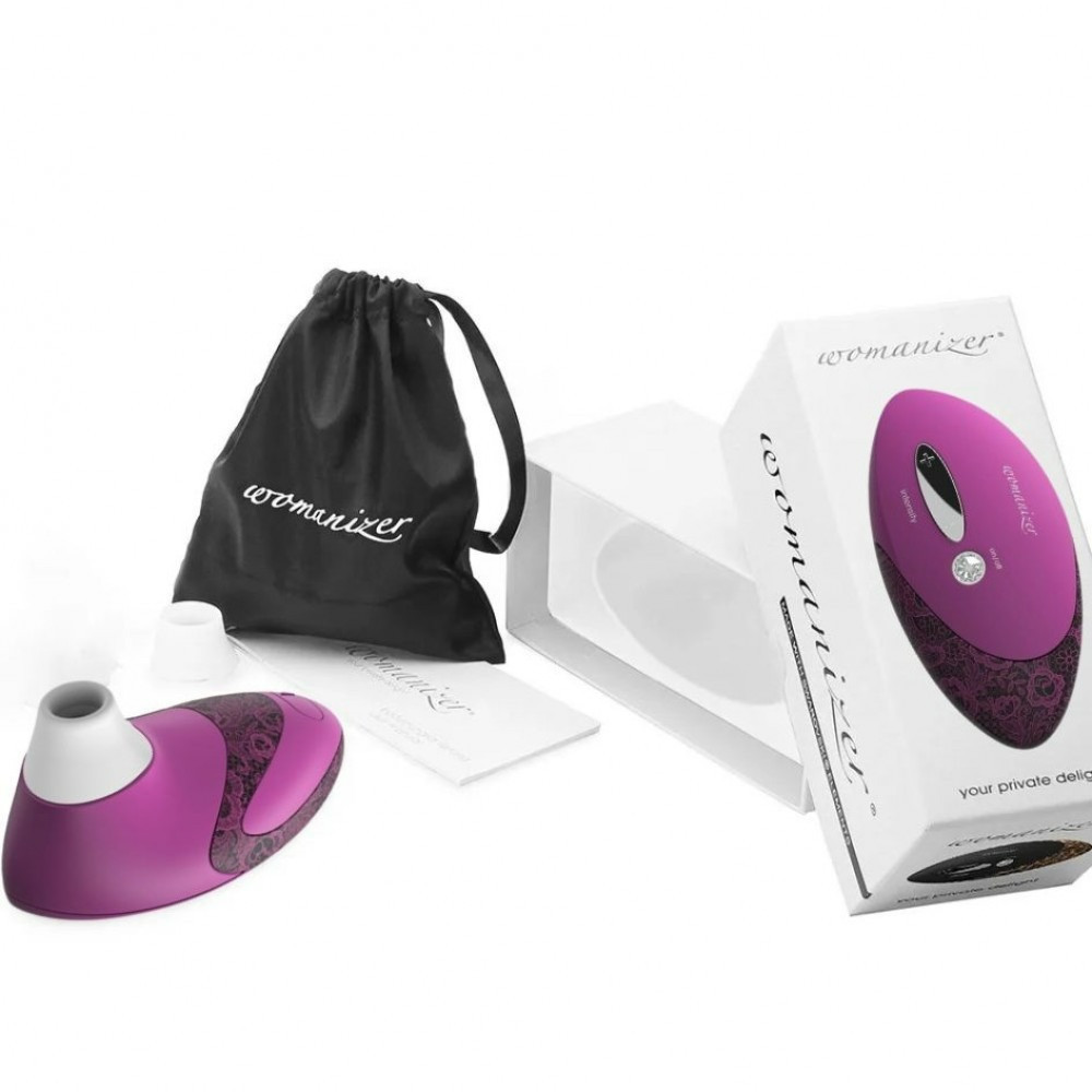Кліторальний стимулятор, пурпуровий Womanizer Pro W-500 Magenta Sex Aura Київ - фото 4