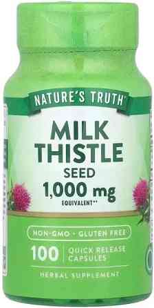 Расторопша (силимарин) Nature's Truth Milk Thistle Seed Extract 1000 мг 100 капсул Киев