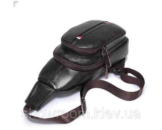 Мужская сумка на грудь (слинг) Leather Collection (370) Киев