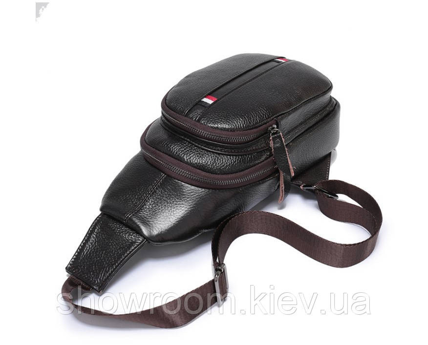 Чоловічі сумки на груди (слінг) Leather Collection (370) Київ - фото 5
