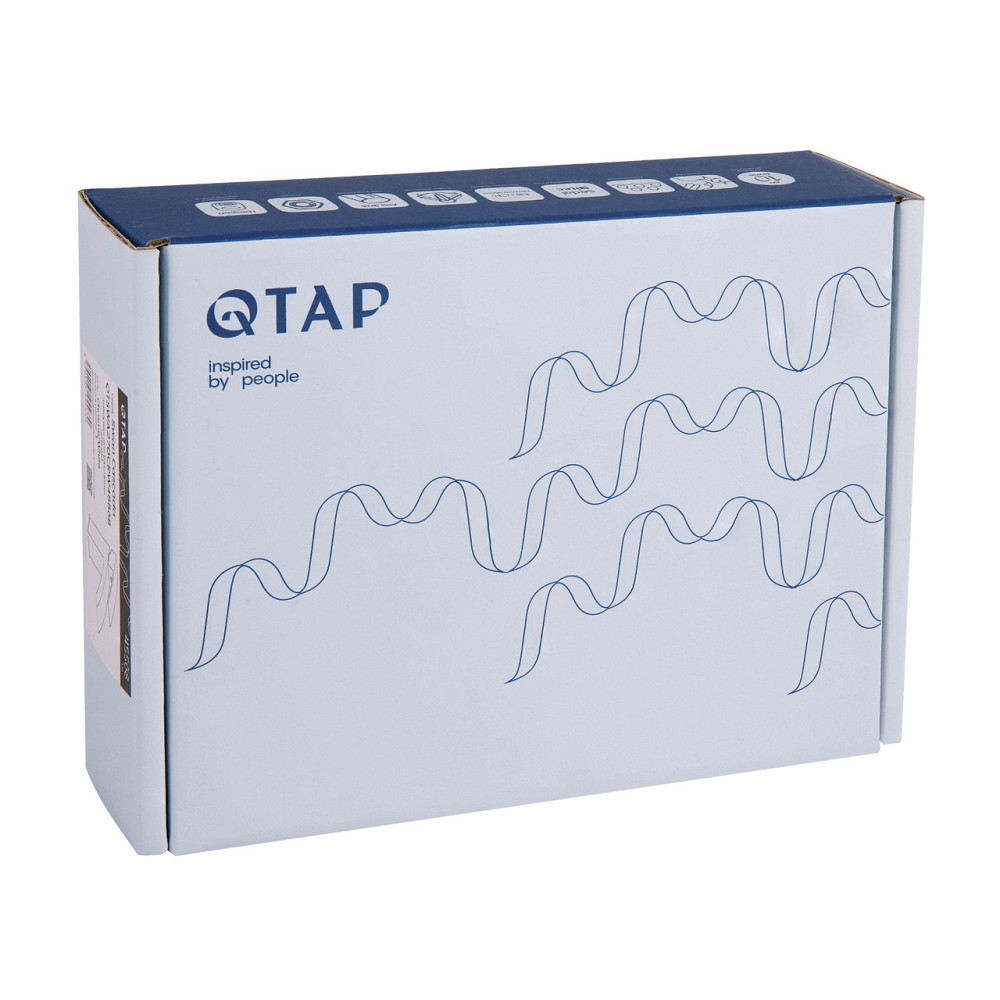 Смеситель для раковины Qtap Swan Cascada QTSWA270CRW45568 Chrome/White Киев - изображение 6