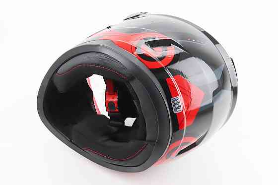 Шолом інтеграл, закритий BLD-М65 L (59-60см), ЧОРНИЙ/ЧЕРВОНО-СІРИЙ Київ