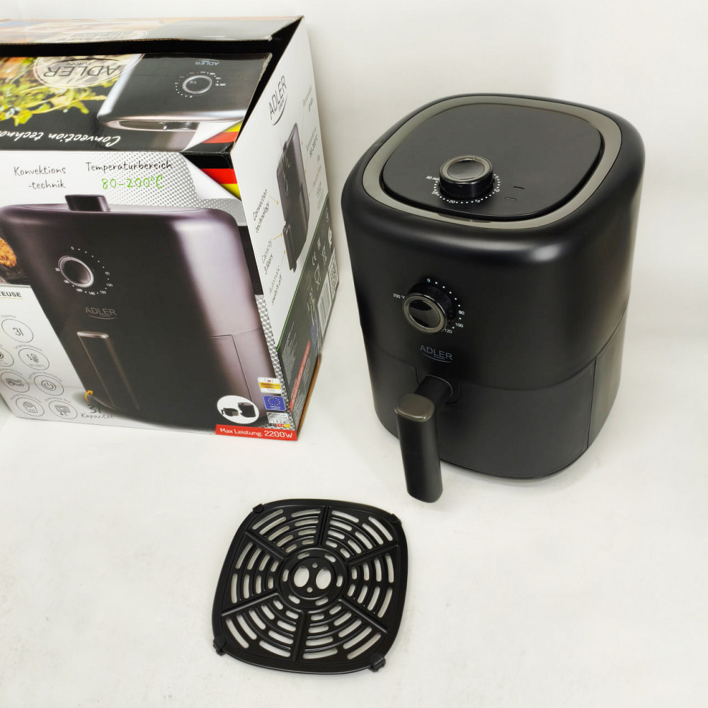 Аерогриль для запікання та смаження Adler, Настільна фритюрниця, Фритюрниця для повітряної фритюрниці HD-32 Львів - фото 10