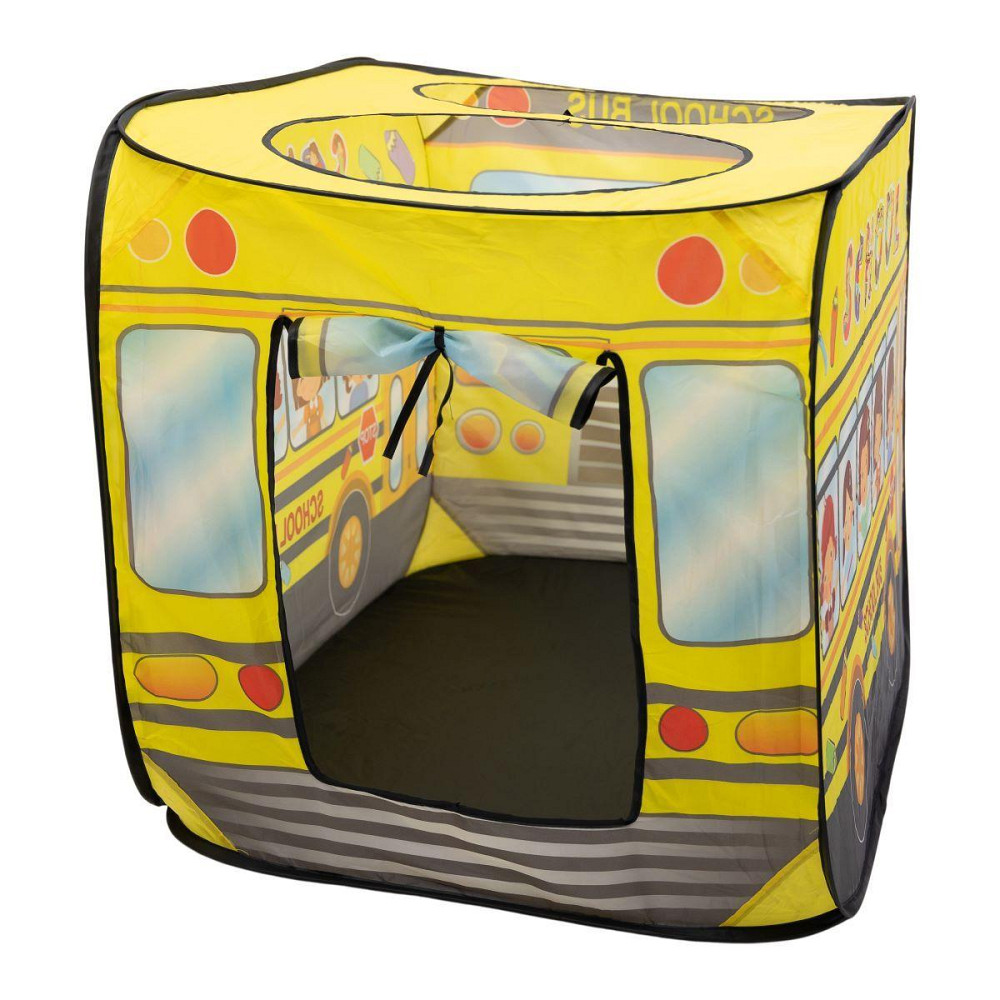 Дитяча палатка "Шкільний автобус" жовта 110×70 см Київ - фото 2