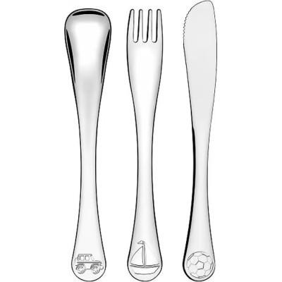 Набор столовых приборов Tramontina Baby Le Petit Блакитний 3 предмети (66973/000) Винница - изображение 1