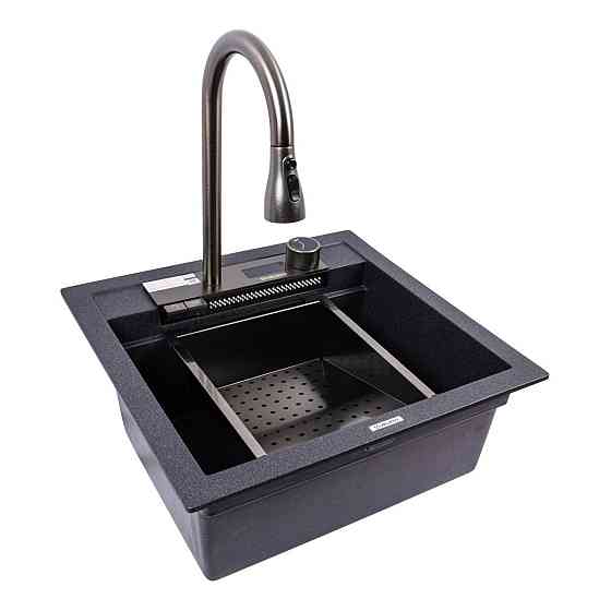 VALESO Гранітна мийка VALESO VIVA 5149 матова Карбон Коломыя