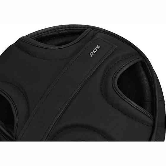 Боксерський шолом RDX T15 Noir Cheek Protector Matte Black  XL Каменское