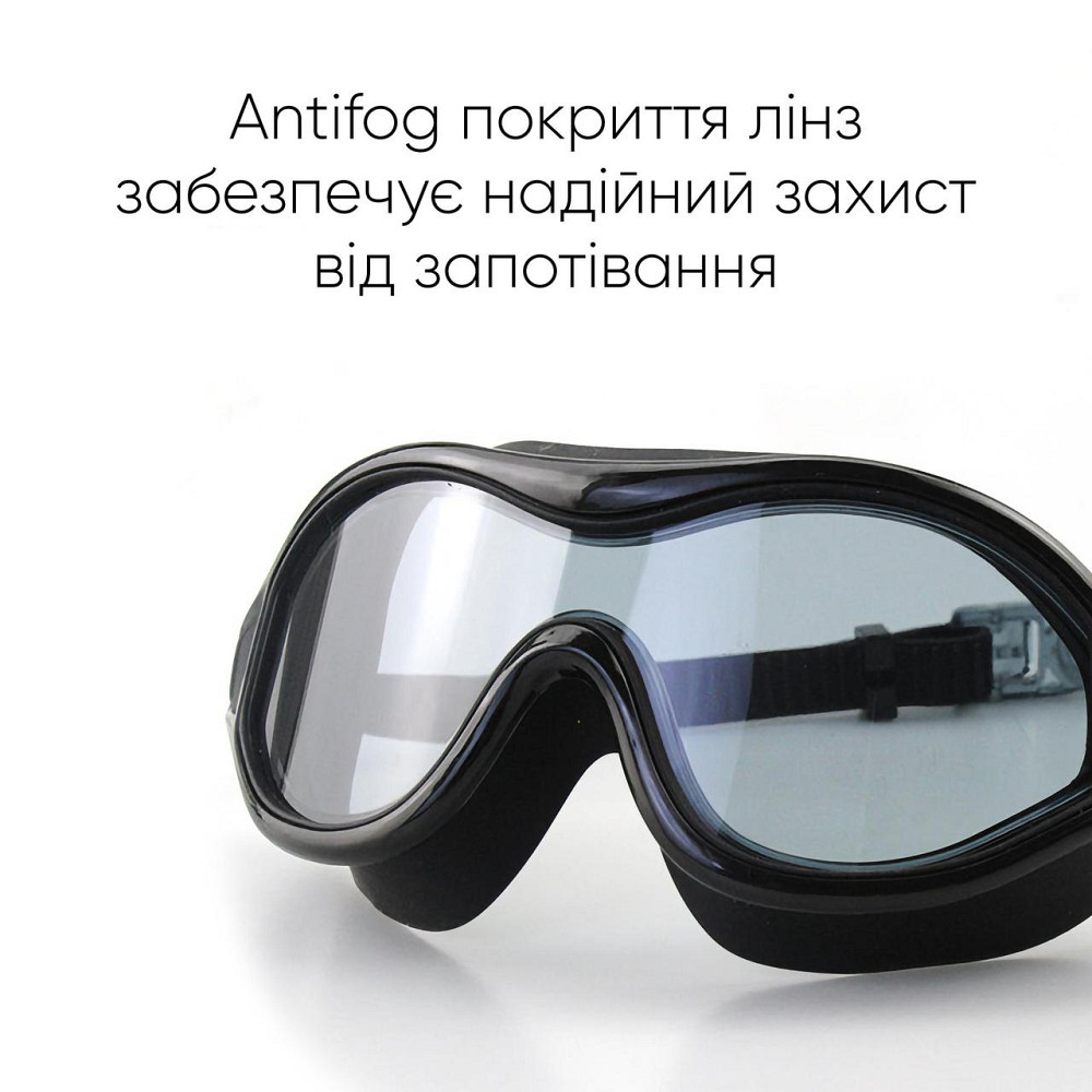 Маска для плавання Renvo Malawi Уні Anti-fog Чорний OSFM (2SM120-01) Киев - изображение 3