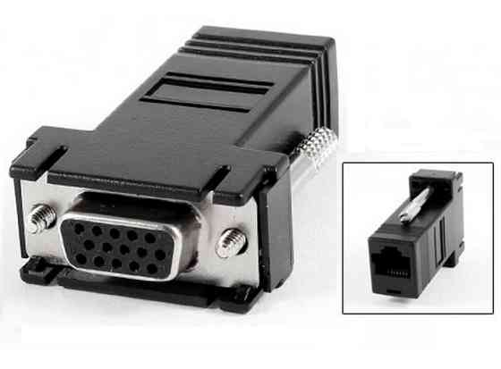 Перехідник VGA 15F --> RJ45 F (CAT5, CAT6) Вінниця