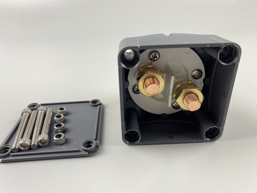 Вимикач маси універсальний механічний дистанційний 12/24 В (червона мідь) 300A Мукачево - фото 10