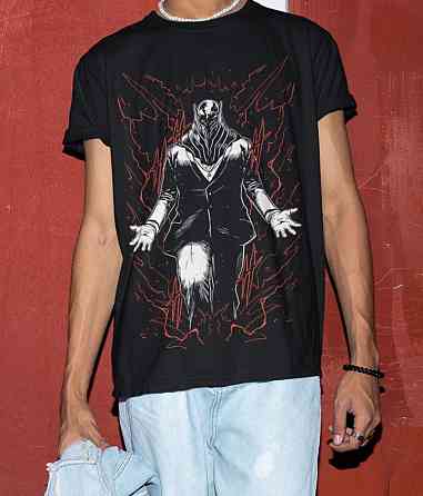 Футболка для мальчика аниме Моя геройская академия оверсайз (рост от 165 до 180 ) Черний AnimeJ1042m Днепр