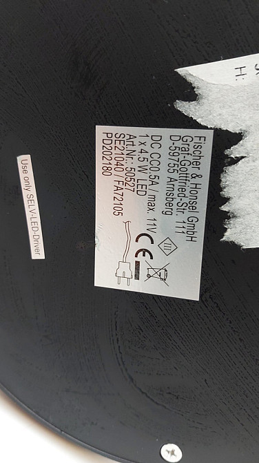 Настільна лампа Fischer-Honsel NIL (товар вживаний) Луцьк - фото 4