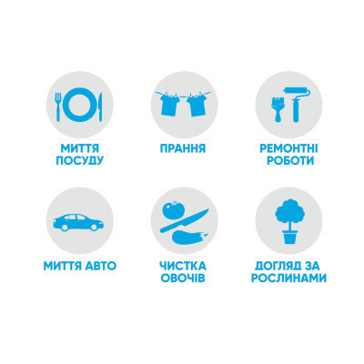 Рукавички господарські Добра Господарочка латексні надміцні помаранчеві M 2 шт. (4820086520034) Вінниця - фото 4