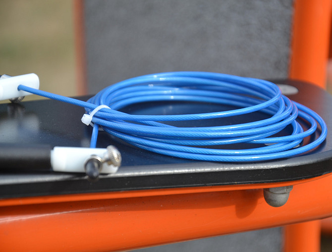 Скакалка швидкісна PowerPlay 4202 Ultra Speed Rope Синя (2,9m.) Кам'янське - фото 9