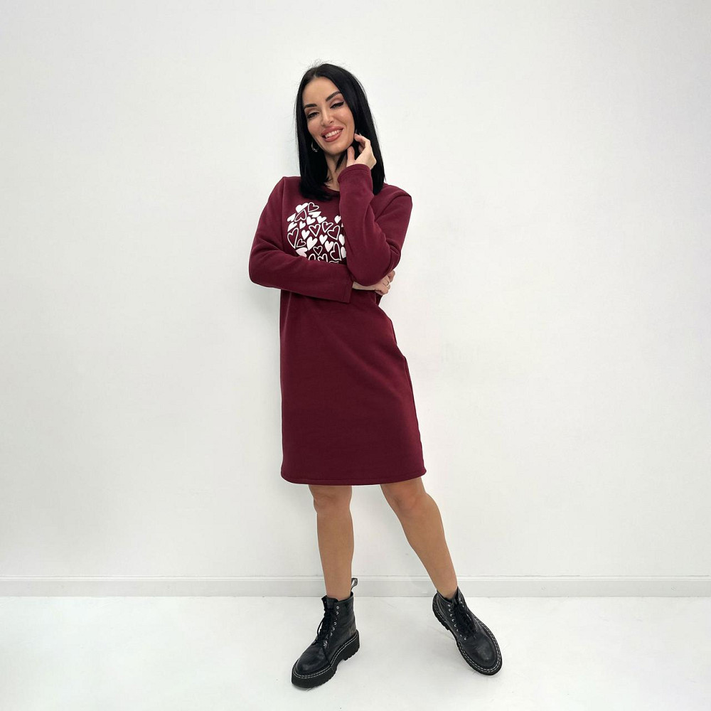 Теплое платье с принтом Romance Киев - изображение 7