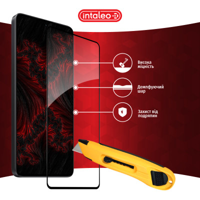 Скло захисне Intaleo Full Glue Xiaomi Redmi Note 13 5G Black (1283126583902) Вінниця - фото 5