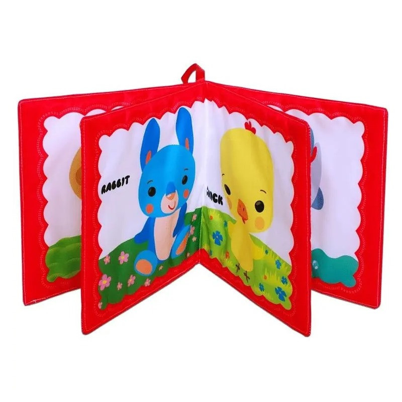 Большая мягкая книга-пищалка 