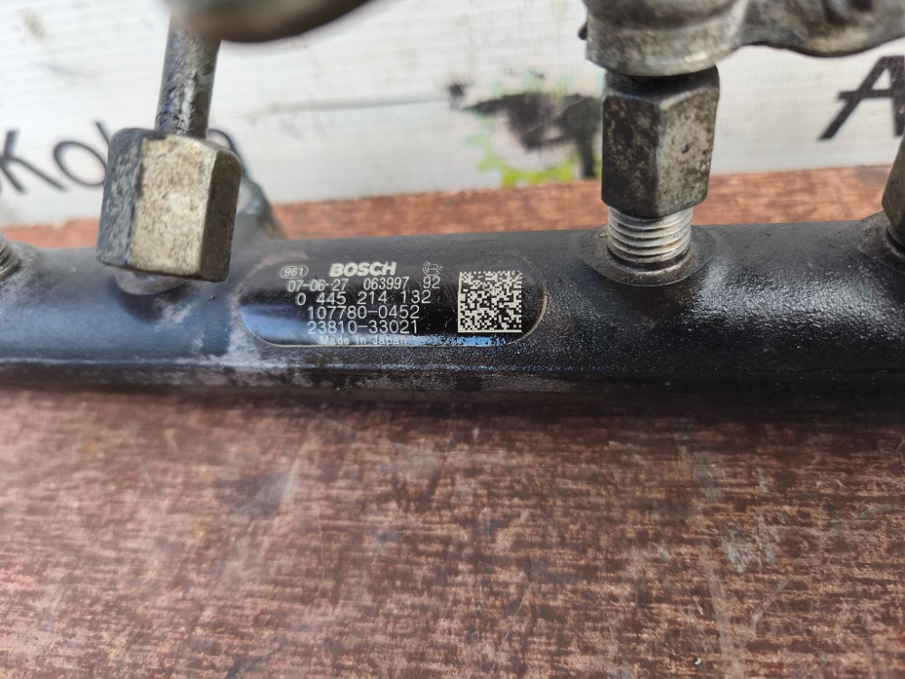 Паливна рейка (рампа форсунок) Toyota Yaris 1.4 D4D 2005-2011 (0445214132) Ковель - изображение 2