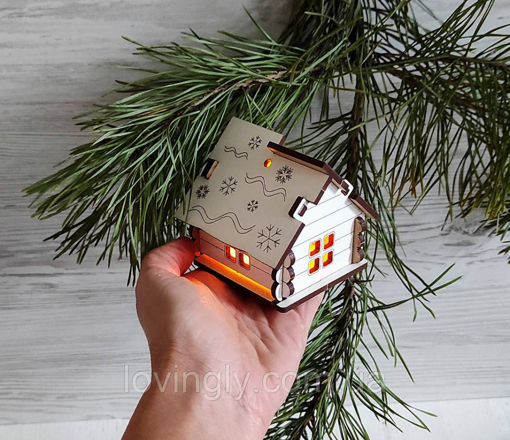 3D Рождественская открытка с вашей надписью или логотипом. Ирпень - изображение 5