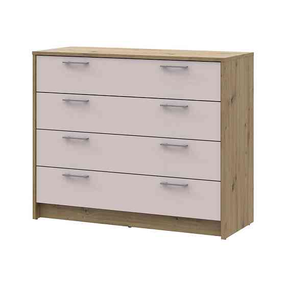 Комод Doros Ронди Дуб Артизан/Кашемир 4 ящика 100х40х82 DRS-011782 (41516187) Днепр